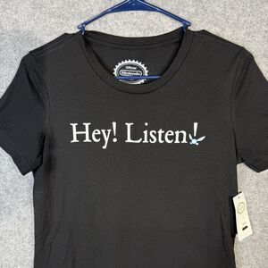 Official Nintendo New York Legend of Zelda Graphic Tshirt Black Women's Sz M NEW